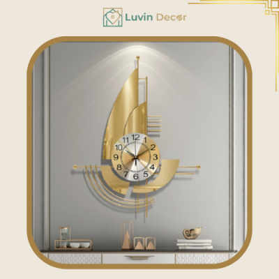 Đồng hồ treo tường phòng khách thuận buồm xuôi gió