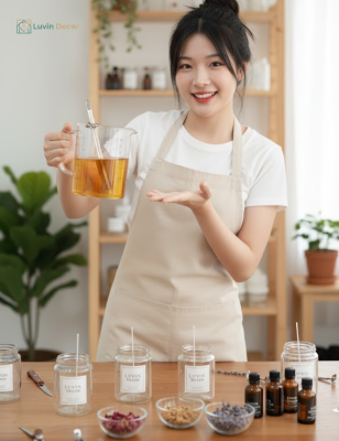 Hướng dẫn 5 cách làm nến thơm không cần sáp tại nhà