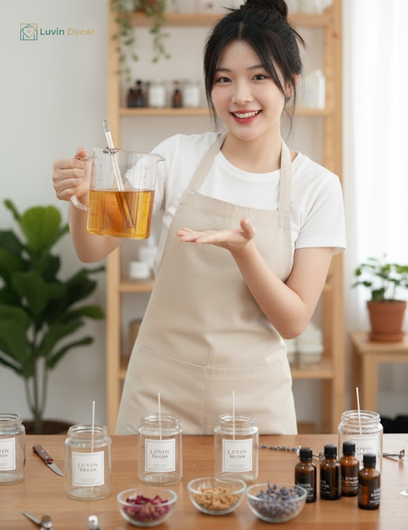 Hướng dẫn 5 cách làm nến thơm không cần sáp tại nhà