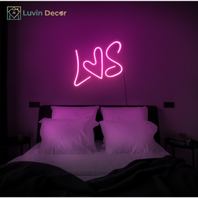 Led decor ở đầu giường