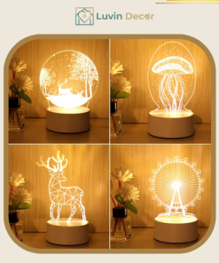 Đèn ngủ mini để bàn làm việc đáng yêu phù hợp với mọi gia đình