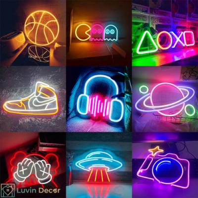 Decor phòng bằng đèn led