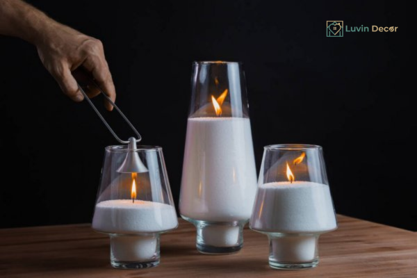 Nguyên nhân nến thơm cháy không đều