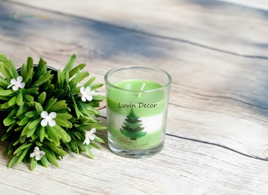 Nến thơm cỏ mềm xanh